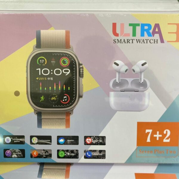 الساعة الذكية (ULTRA 3 SMART WATCH)
